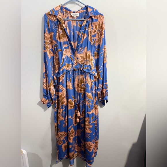 Omika Faye Midi Dress Womens Size S - Picture 2 of 5